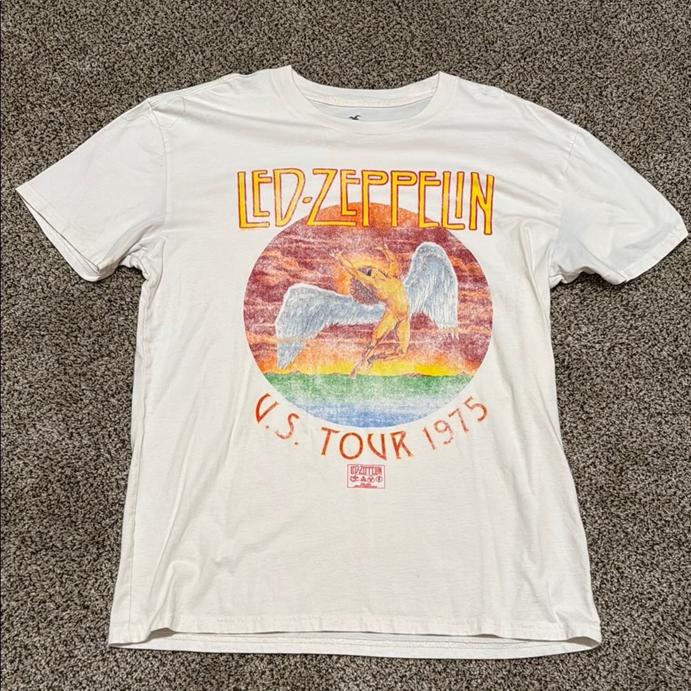 Led Zeppelin 1975 Tour Graphic T-Shirt